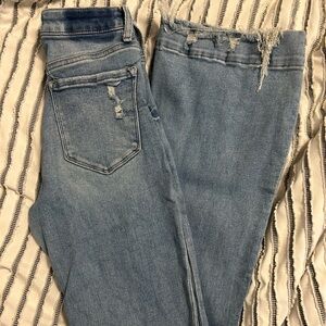 Distressed Trouser Jeans